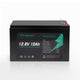 12V 10Ah LiFePO4 Lithium Battery, 2000+ Deep Cycles Rechargeable Battery, Built-in 10A BMS, Perfect for Fish Finders, Power Wheels, Solar/Wind Power, Ham Radio, Scooters, Small UPS and More