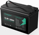 12V 100Ah LiFePO4 Battery, 100A BMS, Deep Cycles for RVs, Marine, Solar, Off-Grid