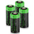 Enegitech CR123A 3V Lithium Battery, 123 3 Volt Lithium Battery for Home Security Sensor Door Lock Non-Rechargeable