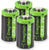 Enegitech CR2 3Volt 1000mAh Lithium Battery 4 Pack