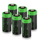 Enegitech CR123A 3Volt 1600mAh Lithium Battery 6 Pack