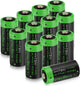 Enegitech CR123A 3Volt 1600mAh Lithium Battery 12 Pack