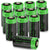 Enegitech CR123A 3V Lithium Battery, 123 3 Volt Lithium Battery for Home Security Sensor Door Lock Non-Rechargeable