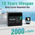 12V 20Ah LiFePO4 Lithium Battery, 2000+ Deep Cycles Rechargeable Battery, Built-in 20A BMS, Perfect for Fish Finders, Power Wheels, Solar/Wind Power, Ham Radio, Scooters, Small UPS and More