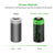 Enegitech CR123A Lithium Batteries, CR17345 123 3V Battery 1600mAh Non-Rechargeable 6Pack