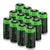 Enegitech CR123A Lithium Batteries, CR17345 123 3V Battery 1600mAh Non-Rechargeable 12 Pack