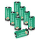 Rechargeable RCR123A Lithium-ion Battery 750mAh 8 Pack