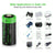 Enegitech CR123A Lithium Batteries, CR17345 123 3V Battery 1600mAh Non-Rechargeable 6Pack