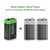 Enegitech 9V Lithium Battery 1200mAh Non-Rechargeable for Smoke Detector Fire Alarm 4 Pack