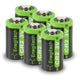 Enegitech CR2 3V Lithium Battery 1000mAh Non-Rechargeable 6 Pack