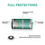 Rechargeable RCR123A Lithium-ion Battery 750mAh 8 Pack