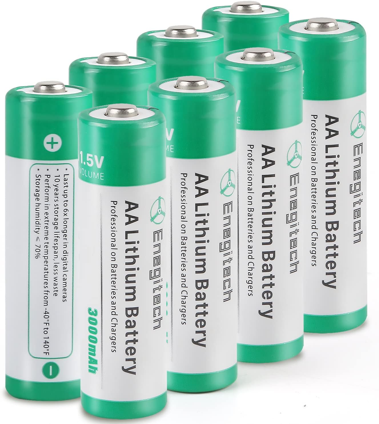 AA AAA 3000/1200mAh Lithium Batteries Non-rechargeable Long Lasting  Exp.2033 Lot