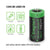 Enegitech CR123A Lithium Batteries, CR17345 123 3V Battery 1600mAh Non-Rechargeable 12 Pack