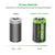 Enegitech CR2 3V Lithium Battery DL-CR2 1000mAh Non-rechargeable 12 Pack