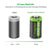 CR2 Battery 3V Lithium 800mAh with PTC Protection DL-CR2 12 Pack