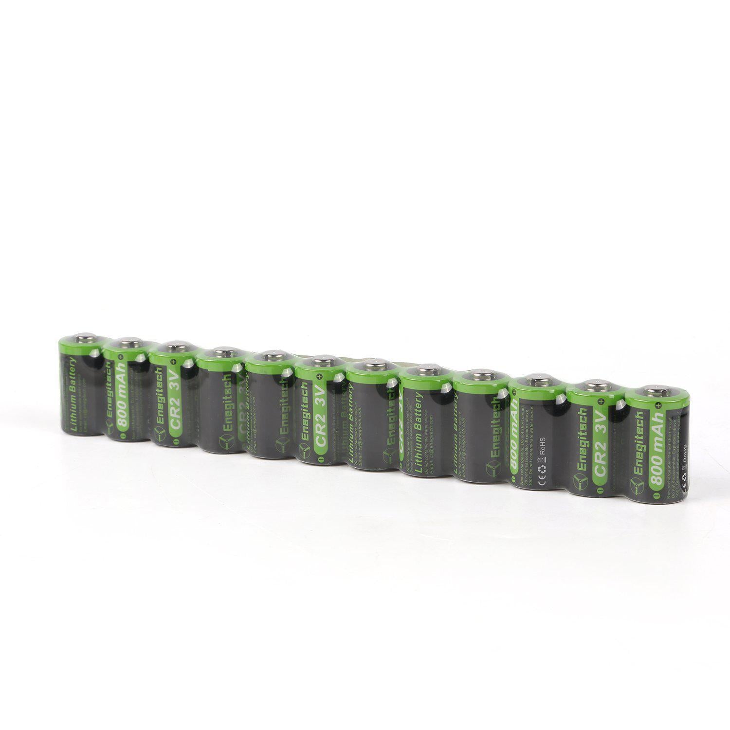 10 Battery Accumulator CR2 (CR15270) Lithium 3V 800mAh Disposable